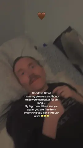 As caregivers, we can never express how devastating it is to lose a patient you fought so hard not to lose. We don't just leave and forget. We go home just as broken as you. Rest in Peacs David 