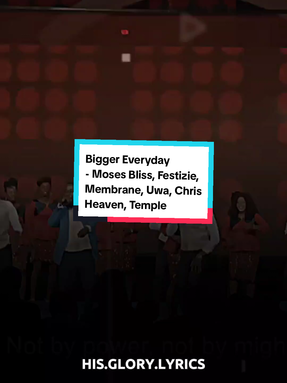 Song:Bigger Everyday Artist:Moses Bliss, Festizie, Membrane, Uwa, Chris Heaven, Temple  . . . #fyp #gospel #praise #mosesbliss #worship 