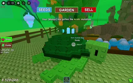 hatched titanic sea turtle 🐢💀 #growagarden🥒🌶 #growagarden🥒🌶🍅 #roblox #jandel #gag 