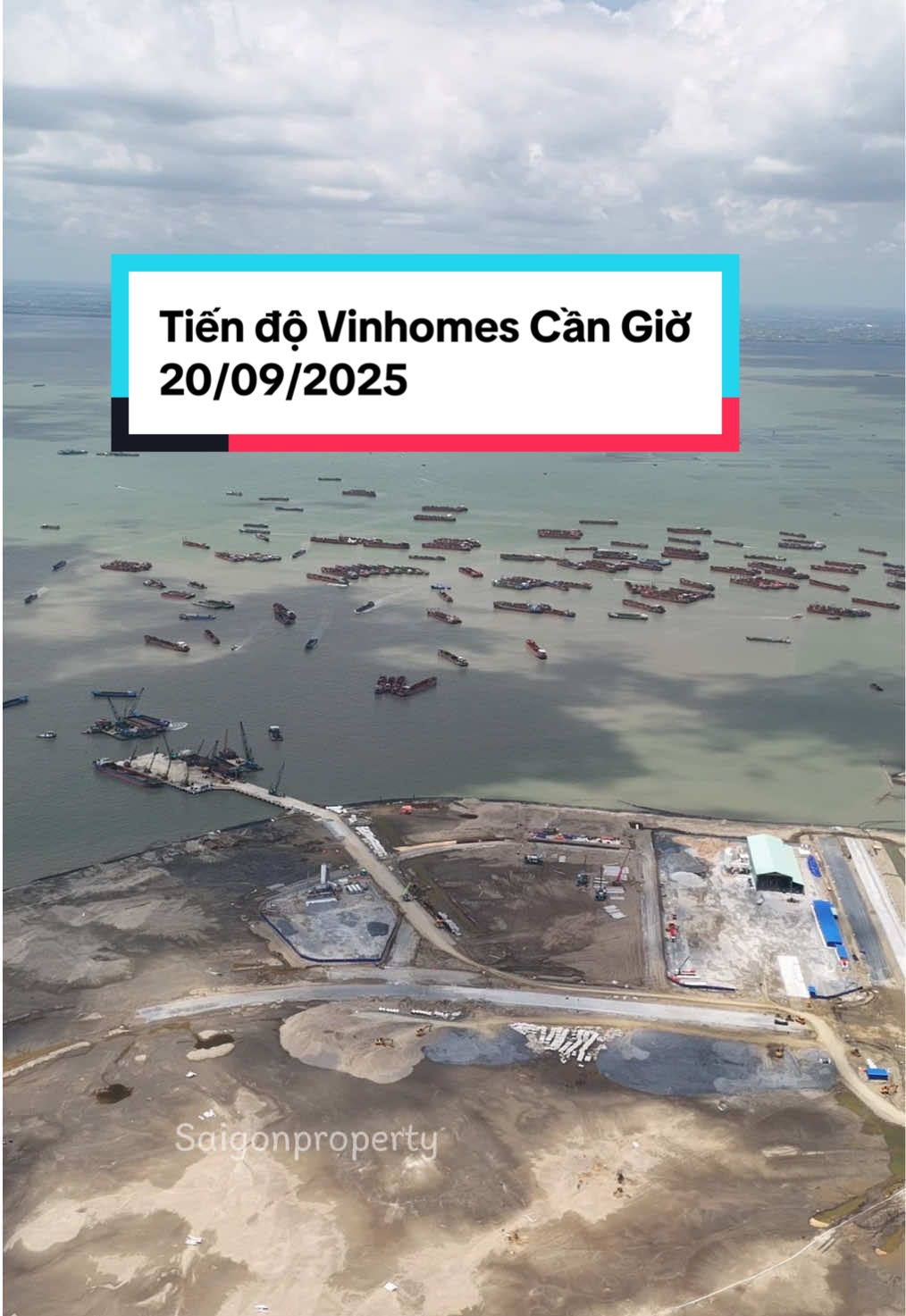 Tốc độ lấn biển khủng khiếp của Vinhomes Cần Giờ. Em Trang cập nhập mới nhất về dự án Vinhomes Green Paradise #vinhomescangio #vinhomesgreenparadise #vingroup #cangio 