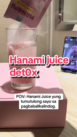 Ang lakas ng effect kakainom lang eh 🫶🏻 Thank you Hanami Lychee lemonade, masarap na juice pwede ipalit sa mga juice na masugar eto kasi stevia ang sweetener. #hanamilycheelemonade #namiroseus 