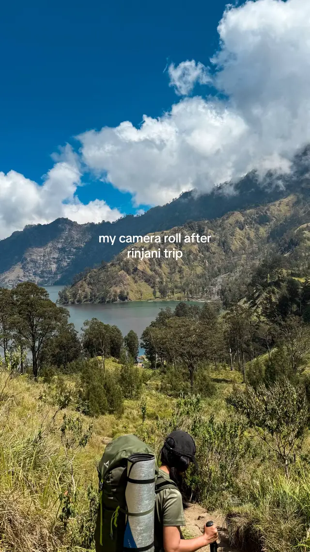 rinjani, tiap sudutnya cantik semua🥹 #rinjani #rinjanimountain #lombok #ntbpride🏝️🌴 