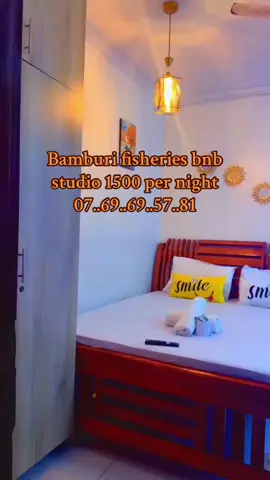 Clean , cosy and affordable bnb studio available in bamburi fisheries Mombasa for short term and long term stays#bamburitiktokers #mombasatiktokers #bnb #live #Love 