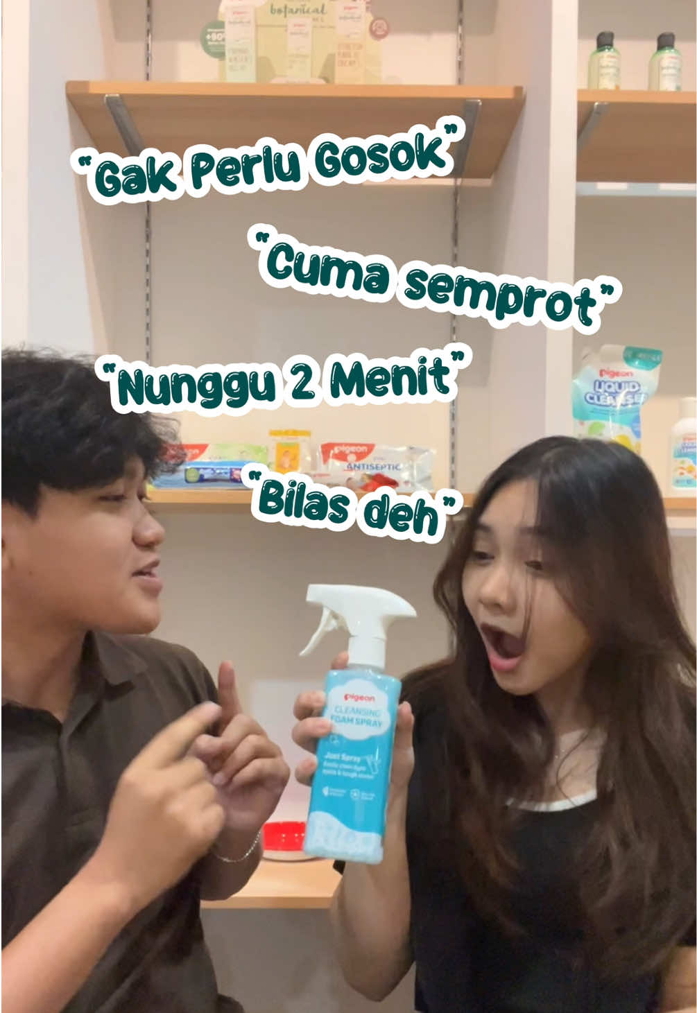 Se-effortless itu?? Emang bener?? Iya dong Pigeon Cleansing Foam Spray solusi untuk Moms yang gak mau ribet saat berpergian‼️😉 Buktikan sendiri‼️🛒💨 #promoseruweekend #pigeonbabycare #pigeoncleansingfoamspray #newborn #effortless 