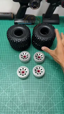 Mâm Lốp Kim Loại Cho Rock Crawler 1/10 #rccar #rccrawler 