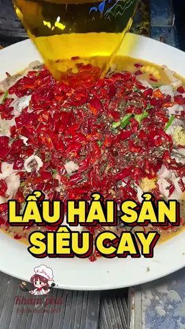 Lẩu hải sản siêu cay #doan #foodtiktok #food 