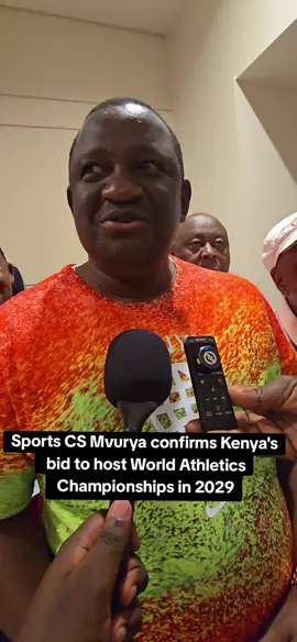 Sports CS Salim Mvurya is in Japan to spearhead Kenya's bid for the World Athletics Championships in 2029. #WorldAthleticsChamps 