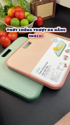 Thớt nhựa chống trượt đa năng Inochi, nhựa PP cao cấp, an toàn bền đẹp mà giá cả quá hợp lý luôn #thotnhuakhangkhuan #inochi #giadungtienich #xuhuong #thot