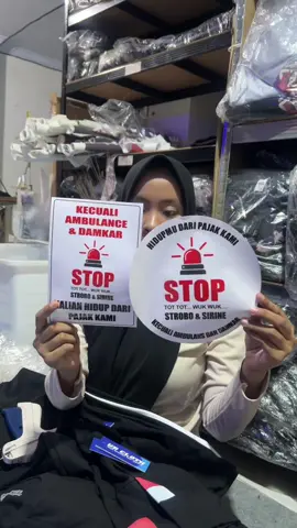 Sticker stop tot tot wuk wuk #sirine #strobo #sticker 