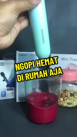 kamu yang suka ngopi atau suka kreasi minuman,cukup punya 1 alat ini biar tetap hemat dan estetik di 🏠