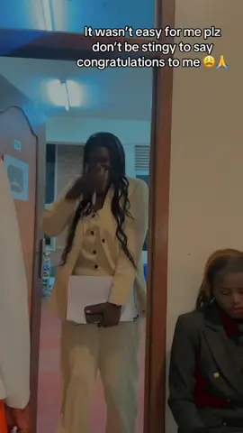 It wasn’t easy but God Did it to me dear self I’m proud of you ❤️😍