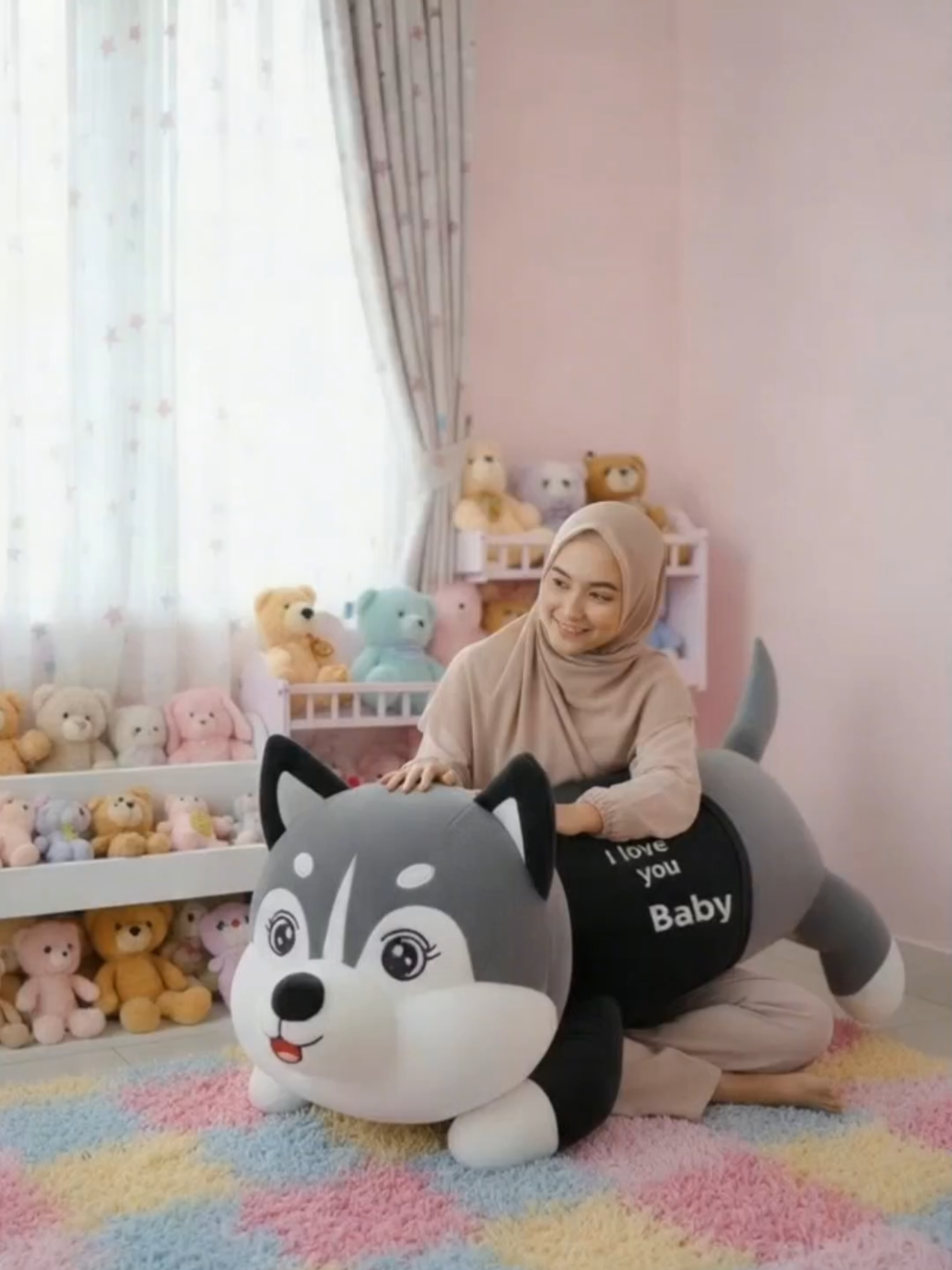 Boneka kucing Jumbo #ModalKontenDoang #boneka #bonekajumbo #bantal #kucing 