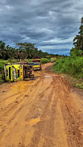 Tumbang lagi kawan#trucksawitkalimantan #tiktokcreatorsummitid #sultanmakansonice 