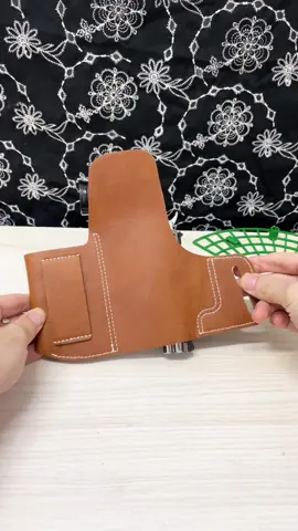 Leather gun holster that can be attached to the belt 2025 September,specially designed for parents to care about. #shopping #hoster #outdoor #travel #Tiktokshop 