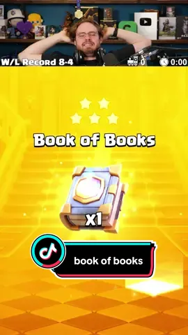 BOOK OF BOOKS 😳 #streamer #clashroyale #GamingOnTikTok #juicyjcr #WhatToPlay 