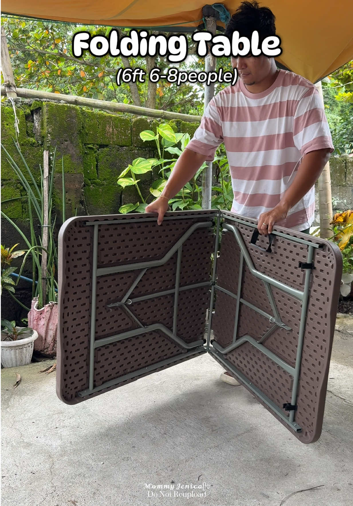Heavy Duty Folding Table, perfect ngayon holiday season! #foldingtable #heavydutyfoldingtable #6ftfoldingtable #table #longtable @Wthb Outdoor 