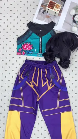 Steal the spotlight this Halloween with Zoe cosplay!💜 #HalloweenCostume #CosplayOutfit #ZoeCosplay #KpopStyle #Halloween2025 #AnimeCosplay #CosplayGirls #KpopFashion #ViralCosplay #TikTokMadeMeBuyIt #HalloweenLook #CosplayVibes #SpookySeason #kpopdemonhunters #demonslayer #kidswear #tiktokshop 