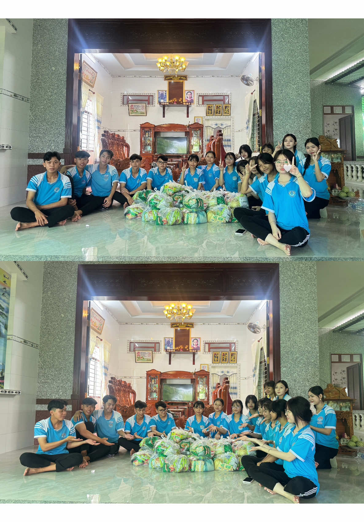 Hành trình kết nối trái tim part 2 ❤️ tập thể 11A2, phụ huynh và thầy chủ nhiệm xin gửi một chút tình cảm đến cho cô chú và các em, mong rằng chút tình cảm này sẽ giúp cô chú và các em những lúc khó khăn 🥰 #xhh #abcxyz #11a2 #thiennguyen 