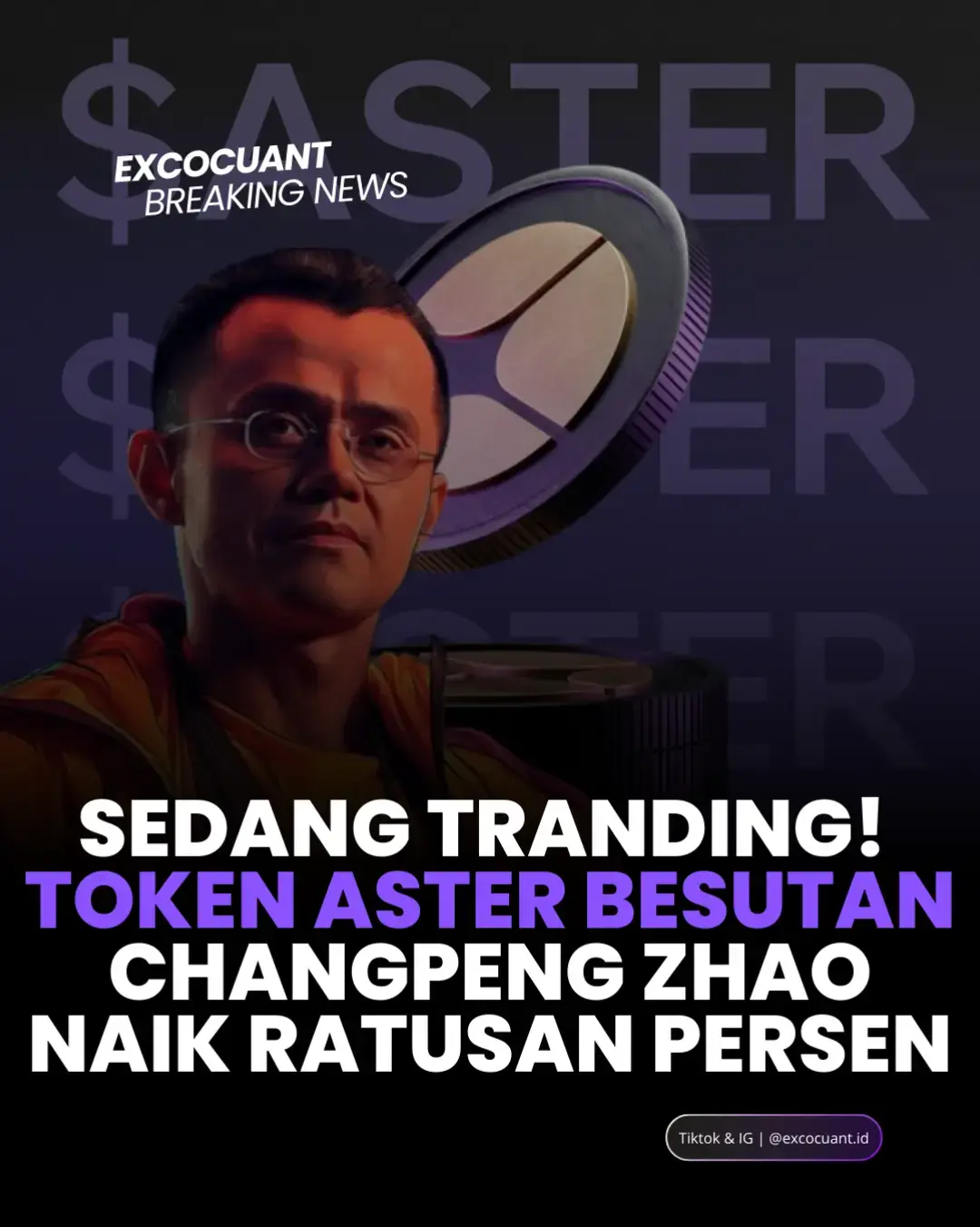 $ASTER, Token native dari Aster DEX, langsung meroket 700% setelah rilis kemarin! Harga melonjak dari $0,08 ke $0,7 dengan kenaikan lebih dari 700%! Market cap tembus $300 juta dalam hitungan jam, menunjukkan antusiasme tinggi komunitas kripto. #aster #crypto #cryptocurrency #cryptonews #cryptocommunity 