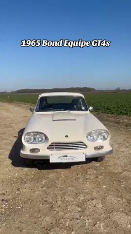 Have you seen one of these before? A stunning piece of automotive design 😍 1965 Bond Equipe GT4S #britishcars #classiccar #rarecars 