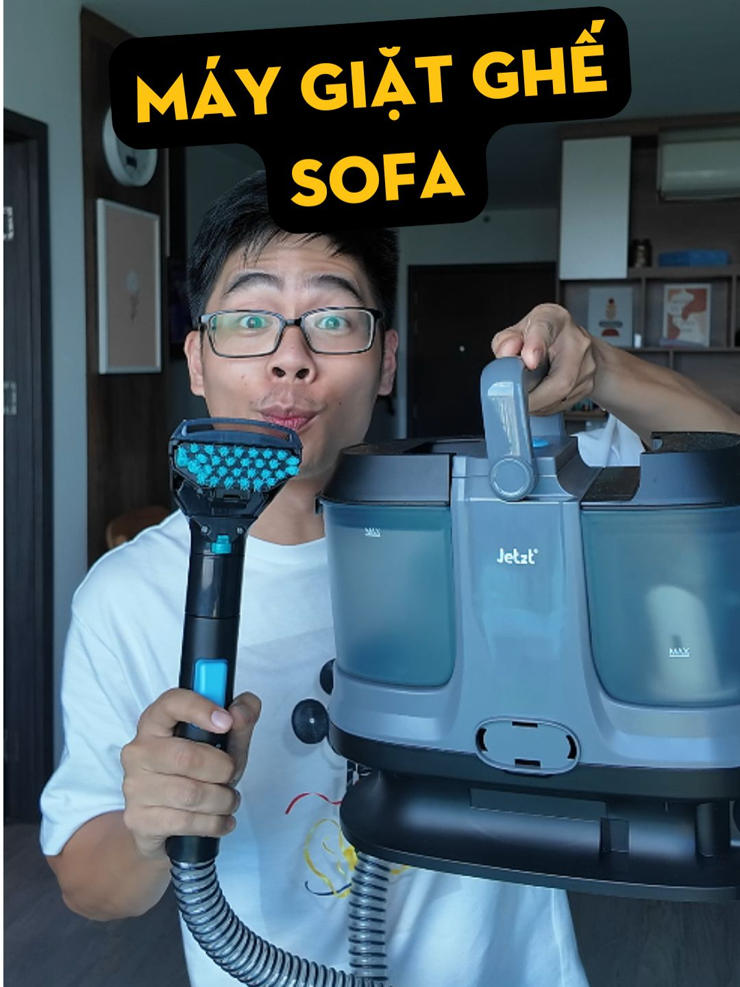 Máy Giặt Ghế Sofa Jetzt #hieptrainghiem #thaitronghiep #giatghesofa #vesinhsofa