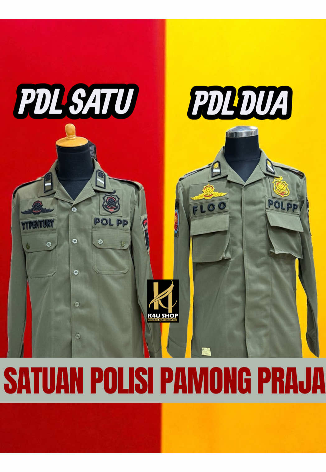 Seragam PDL POLPP type SATU ma DUA itu bedanya dimana? Sering banget yang tanya dan sering juga yang udah beli tapi salah paham🥹 #pdlsatu #pdldua #pdlpolpp #seragampdlpolpp #k4ushop 