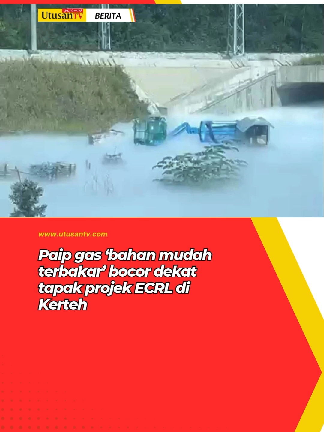 20 SEP 25: Kebocoran melibatkan paip gas jenis butane dalam bentuk gas yang dikenal pasti sebagai bahan mudah terbakar. Polis mengambil langkah menutup sepenuhnya kawasan kejadian kepada orang ramai dan pekerja.#beritaditiktok #trendingnewsmalaysia #fyp #kerteh #terengganu #paipgas #bocor