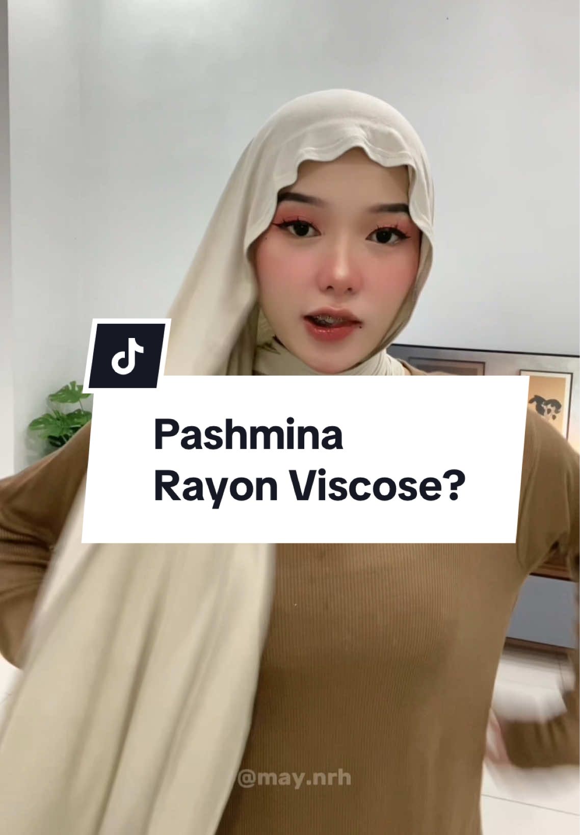 Rayon+Viscose=Meleyot maksimalll 🤍 #pashminarayonviscose #pashminakaos #fyp 