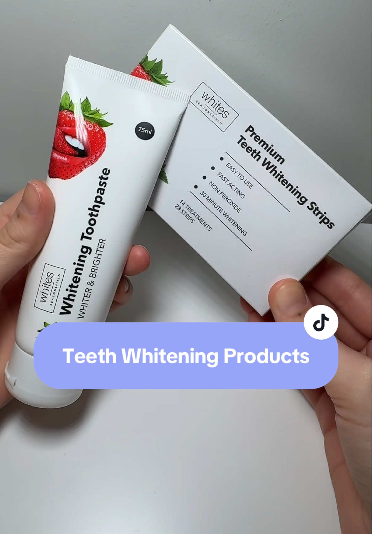Literally the best teeth whitening products ever!! @Whites Beaconsfield 🦷. I would highly recommend this toothpaste and teeth whitening strips! I’ve used them already since filming this video and they are really good!! Check them out 🤍
