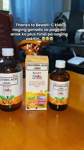 Ganado at protektado sa Bewell C ang anak ko…🥹🥰 #bewellc #bewellckids #vitaminsforkids #ascorbicacidpluszinc #bewellcproducts 