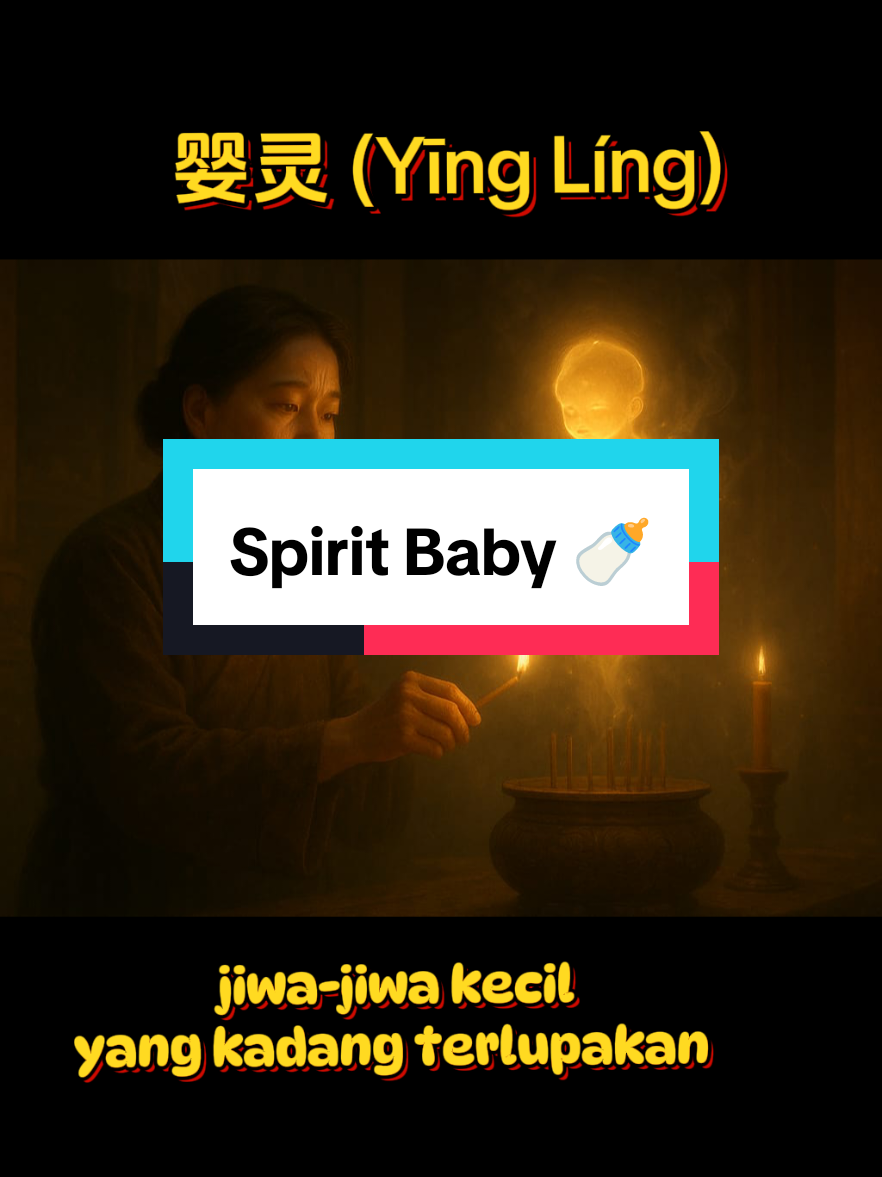 Apakah kamu percaya bayi belum lahir telah memiliki roh? Dalam bahasa Mandarin, kami menyebutnya 婴灵 (Yīng Líng). Mereka adalah jiwa bayi yang digugurkan, keguguran, lahir mati, atau meninggal tak lama setelah lahir. Sering kali, mereka tidak dikubur dengan benar (terutama jika digugurkan di rumah sakit) jenazah mereka akan dibuang ke dalam kantong biohazard bersama cairan tubuh lainnya untuk dibakar. Dalam tradisi Tionghoa biasanya mereka tidak punya hak untuk diberi nama/diingat.  Ada anggapan bahwa jiwa mereka  akan tetap berkeliaran di dunia karena tidak mampu pergi sendiri ke alam arwah . Hal ini terutama berlaku bagi mereka yang digugurkan, karena ada dendam dan kebencian. Oleh karena itu, mereka akan menghantui orang yang mereka cintai, terutama ibu kandung mereka (biasanya sering sakit pinggang belakang,karena dipercaya Tingling suka minta gendong/ngikut di pinggang belakang),  Atau YingLing kadang mencari pengakuan dari anggota keluarga lainnya. Intinya mereka hanya butuh pengakuan dan sedikit rasa diperhatikan dan disayang sih. #karma #hantu #BudayaTionghoa #bulanhantu #tradisitionghoa 