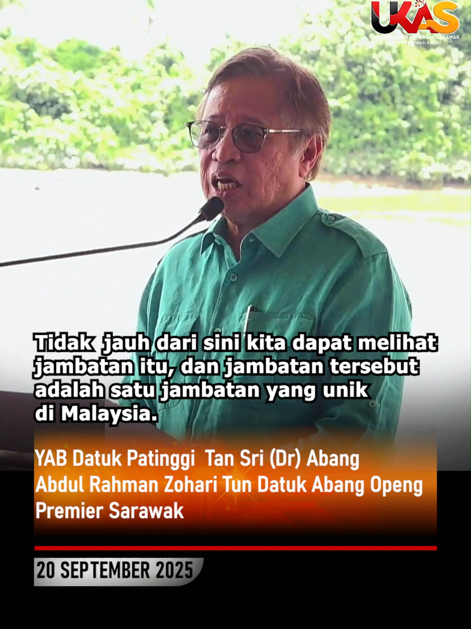 Jambatan Ikonik Simanggang Diangkat Sebagai Pemangkin Pembangunan Ekonomi Wilayah #UKASnews #SaluranInformasiRakyat #SarawakMajuMakmur