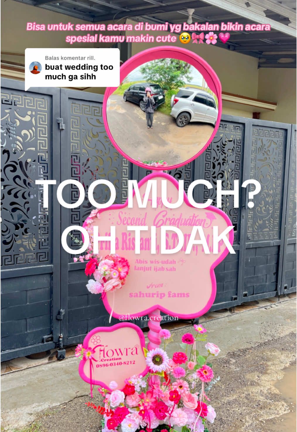 Membalas @rill. Gabakalan kak 😭💗 buat wisuda aja se oke ini apalagi buat wedding 🫶🏻 WhatsApp minflow untuk order yaa  0896-0340-8212 Yang mau langsung chat minflow yaa 😗 bisa untuk semua acara 😍 minflow happy bisa anterin papan akrilik, mirror box, flower box untuk melengkapi hari spesial kalian di Bandar Lampung ini 🤩 #flowracreation #bisnisbarengmantan #sewamirrorboxlampung #konvexmirrorlampung #sewapapanakriliklampung   