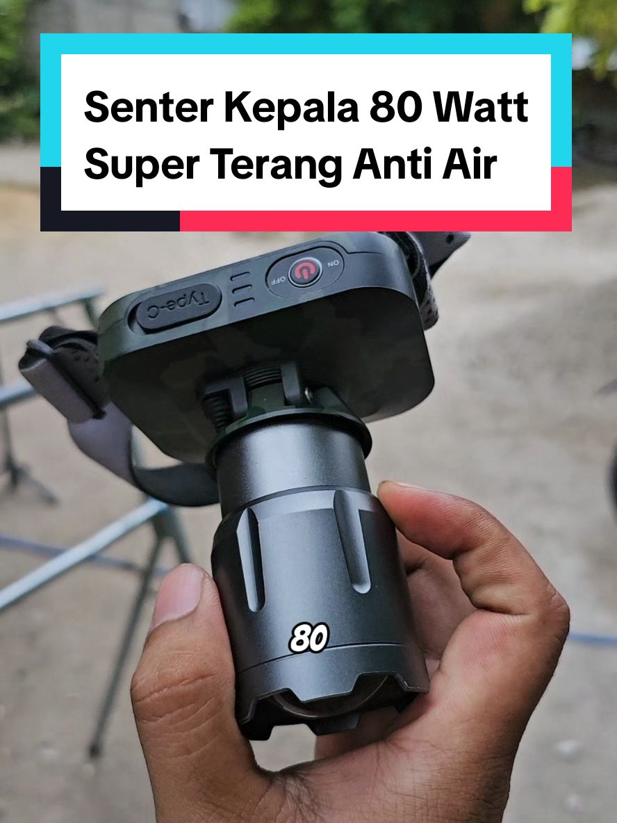 Senter Kepala Aoki 80 Watt Anti Air Tahan 30 Jam #senterkepala #senterled #sentersuperterang 