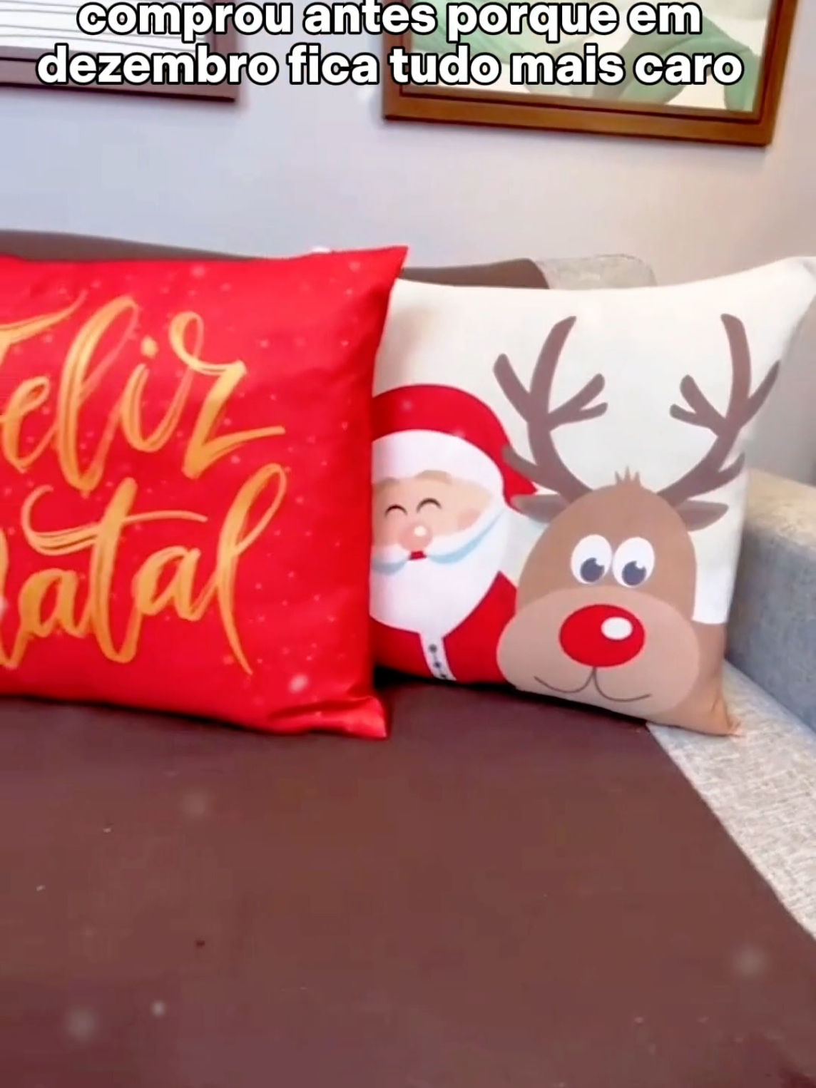 Kit capas almofadas no tema natalino para criar uma decoração cheia de magia 🥰🎄🎅 #natal #almofadas #almofadasdecorativas  #decoracaonatal oracaonatal