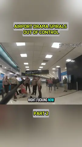 Airport Drama Spirals Out of Control#cops #bodycam #police #foryoupage #2 