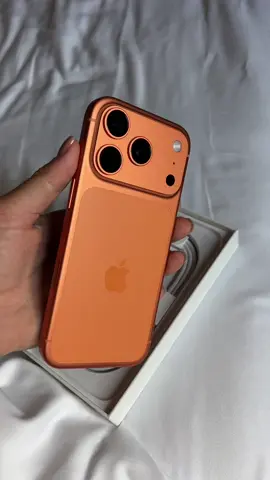 Unboxing iPhone 17 Pro in Orange🍊 Love it! 