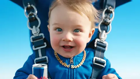 #parachute #algeria #redbull #cutebaby #bébésosso 