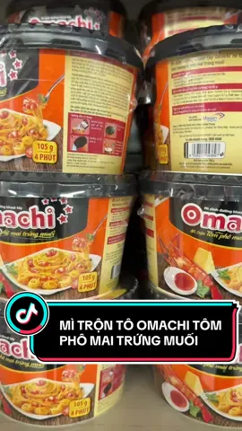 Mì tô trộn omachi xốt tôm phô mai trứng muối #taphoaseden 