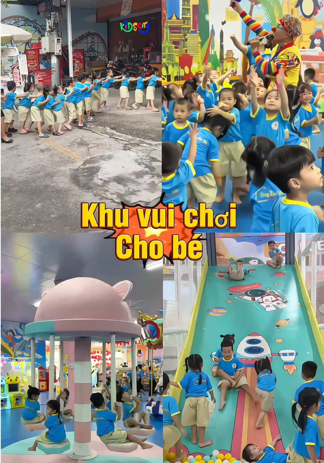 Khu vui chơi rất vui khi được đoán tiếp các cô và các bé của trường mầm non Bông hoa nhỏ ạ ❤️❤️❤️ Cảm ơn cô và  các bé nhiều ạ ❤️❤️❤️ #xuhuong #khuvuichoi #khuvuichoithuanan #khuvuichoichobe #khuvuichoikidscity 