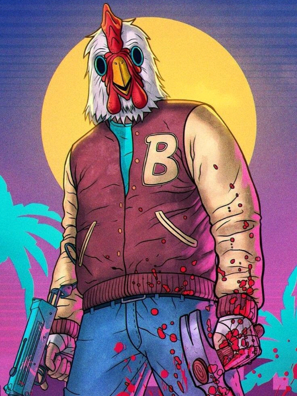 had to repost, i made a mistake #hotlinemiami #hotlinemiami2 #jackethotlinemiami #fyp #rampage 
