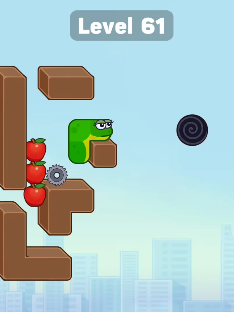 Just downloaded Snake Puzzle today, I've been depressed ever since! Level 61 #fyppppppppppppppppppppppp #games #fyp #funny #puzzle #appleworm #snakepuzzle #slither