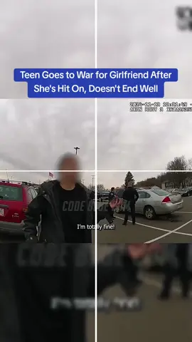 Teen Goes to War for Girlfriend After She's Hit On, Doesn't End Well #cops #copsoftiktok 
