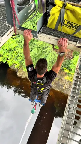 What should we name this jump? Comment with most likes wins😆 #HighlandFling #Scotland #bungee #adrenaline #adventure 