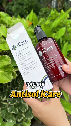 Dầu gội hỗ trợ giảm gàu, nấm ngứa viêm da đầu Antisol iCare #daugoitrigau #icare #daugoitrinam #shoputni 
