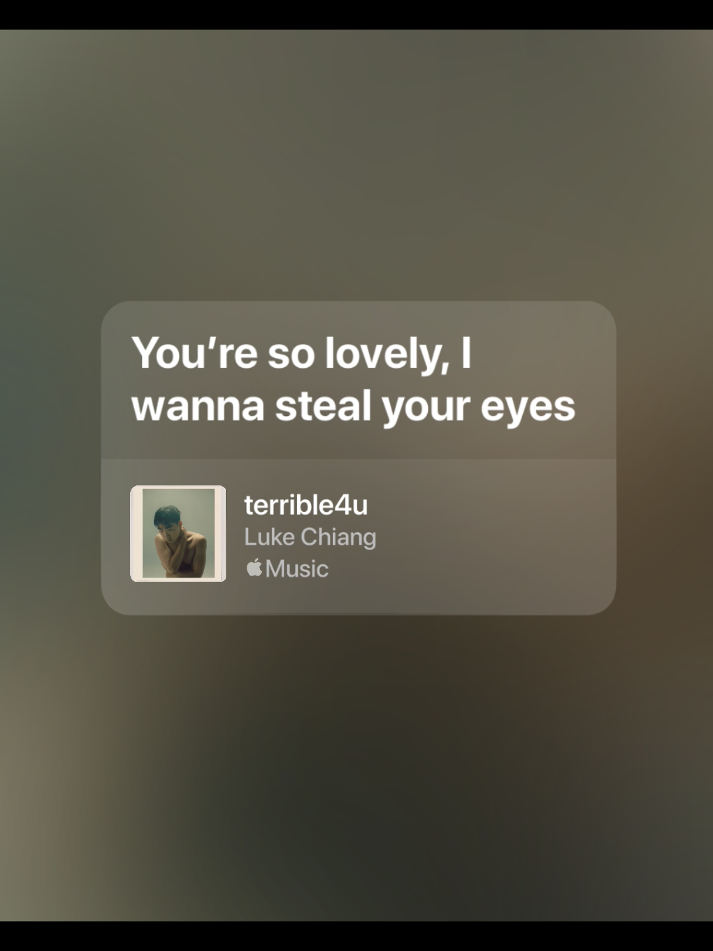 terrible4u #lukechiang #lyrics #liriklagu #foryou #music 