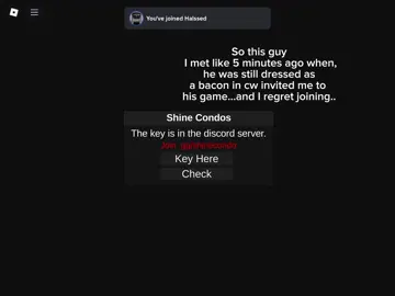 Never trusting a bacon again |   OMG GUYS I JUST REALISED THAT IT SAID shineCONS but ik yall think this isn’t dramatic but there r literal KIDS ON THIS APP           #roblox#pret#fyyy#fyppp                  #foryouuu