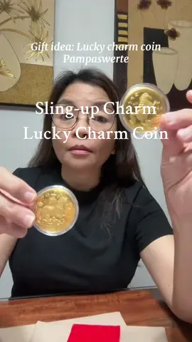 Gift idea: Lucky Charm Coin Pampaswerte talaga ito. #coin #charm #lucky #luckycharm #money  @SlingUp Charm’s 