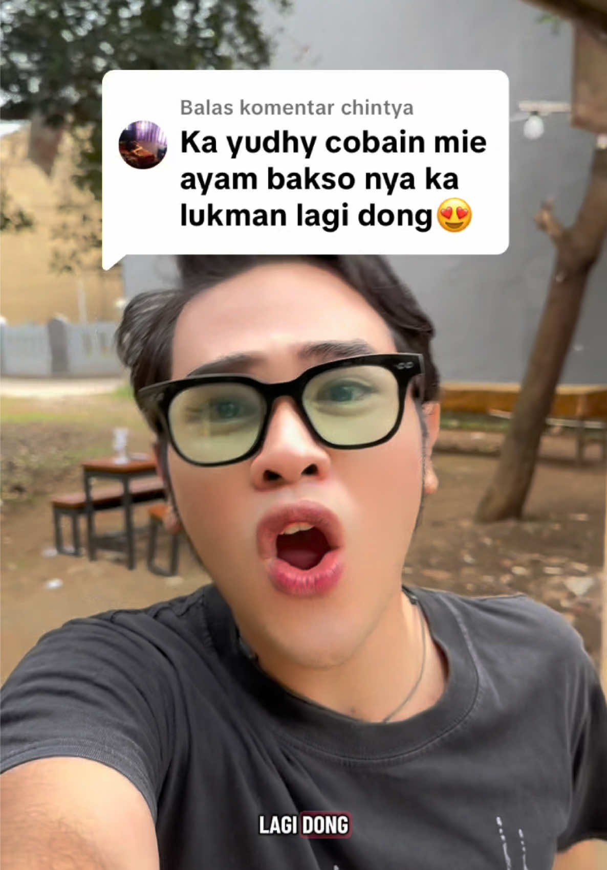 Makan mie ayam @lukman.nurja lagi tapi keabisan yang terakhir dapet cuma ka @IG : sielwan_ 🥹 #fyp 