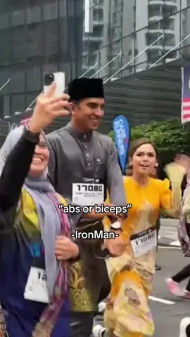 Sarong Music Run macam jalan ja untuk ironman 🤣 #syedsaddiq #bellaastillah #live #viral #fyp 